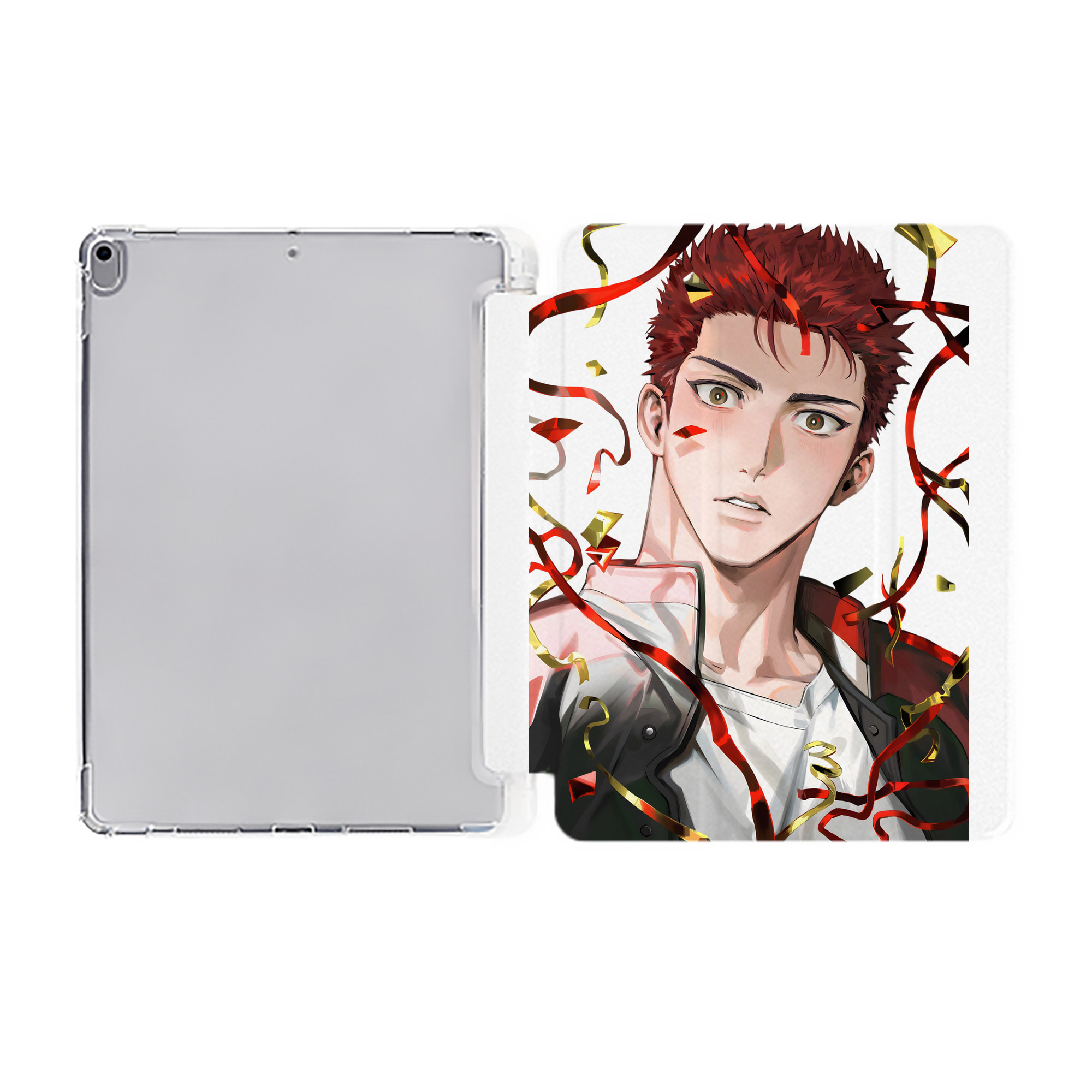 （画像用） SLAM DUNK／スラムダンク IPad ケース ペン収納付き 三つ折りスタンド PUレザー×シリコン 対応機種9.5/10.5/10.9インチ